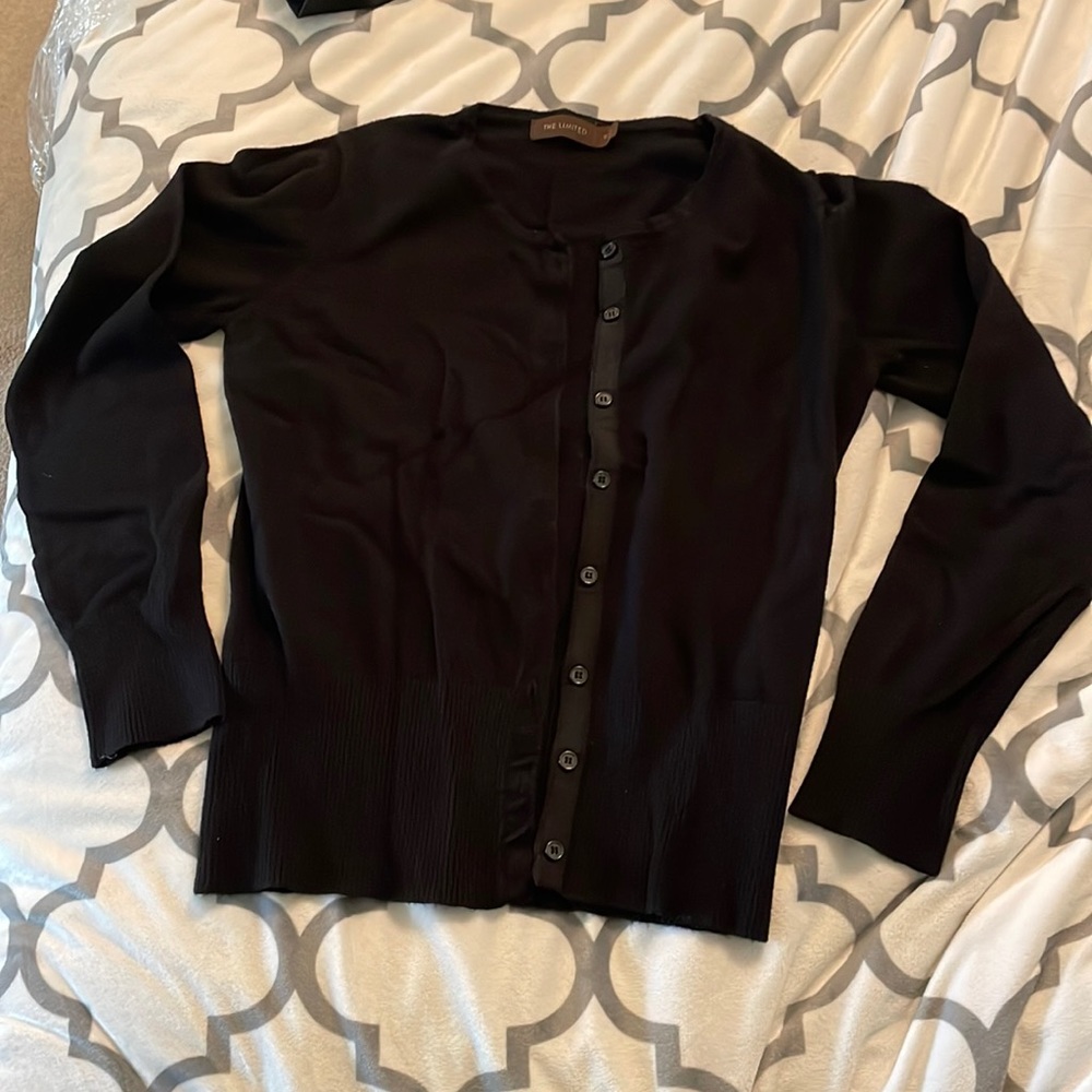 The Limited Black long sleeve cardigan